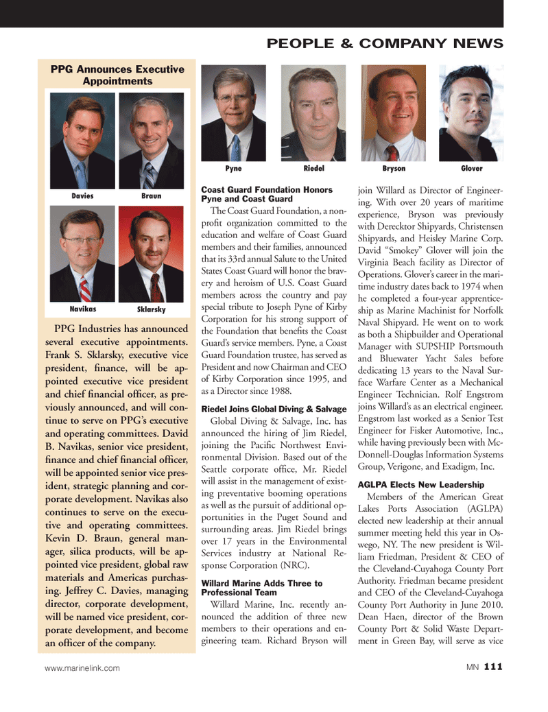 Marine News Magazine, page 111,  Sep 2013