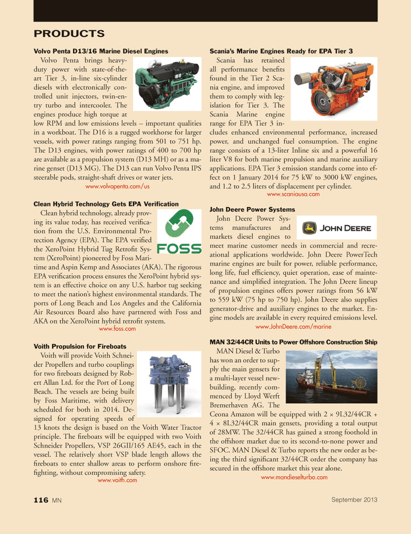 Marine News Magazine, page 116,  Sep 2013