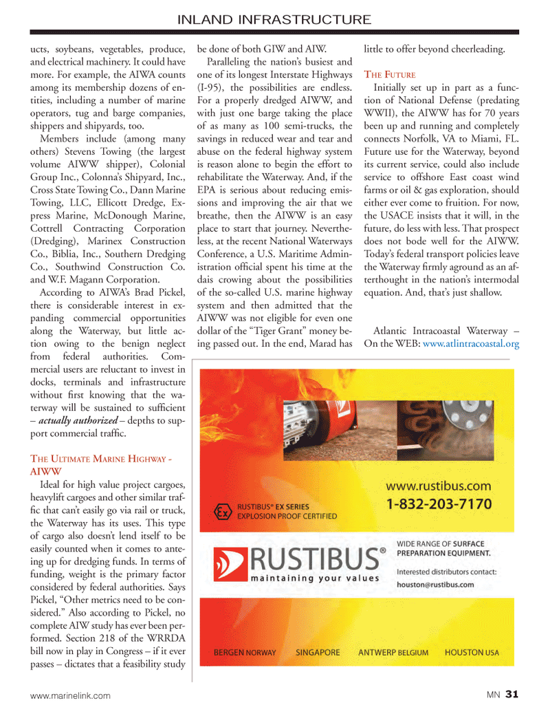 Marine News Magazine, page 31,  Nov 2013