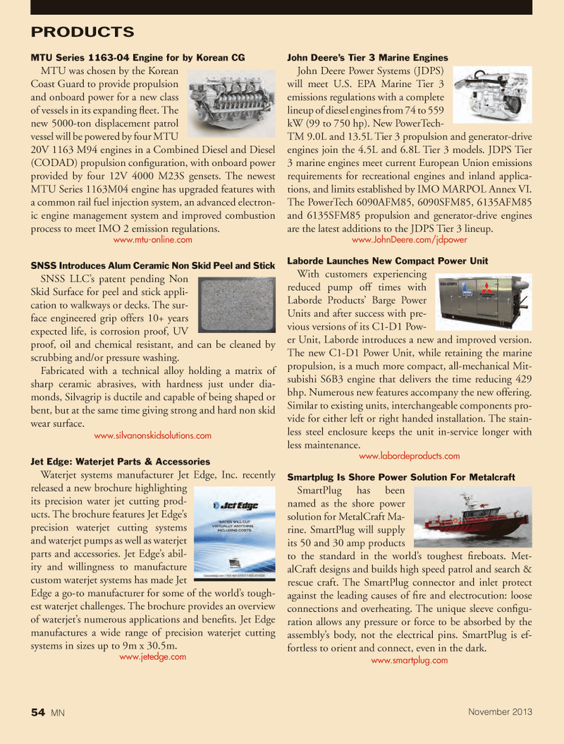 Marine News Magazine, page 54,  Nov 2013