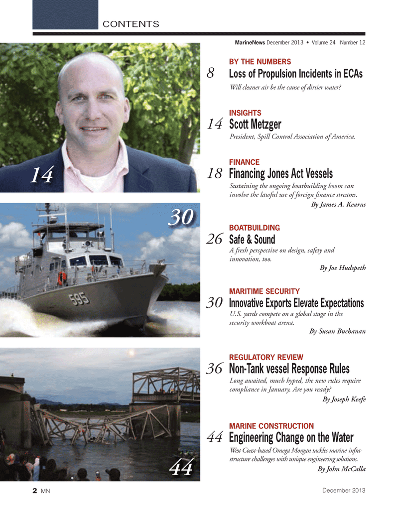 Marine News Magazine, page 2,  Dec 2013