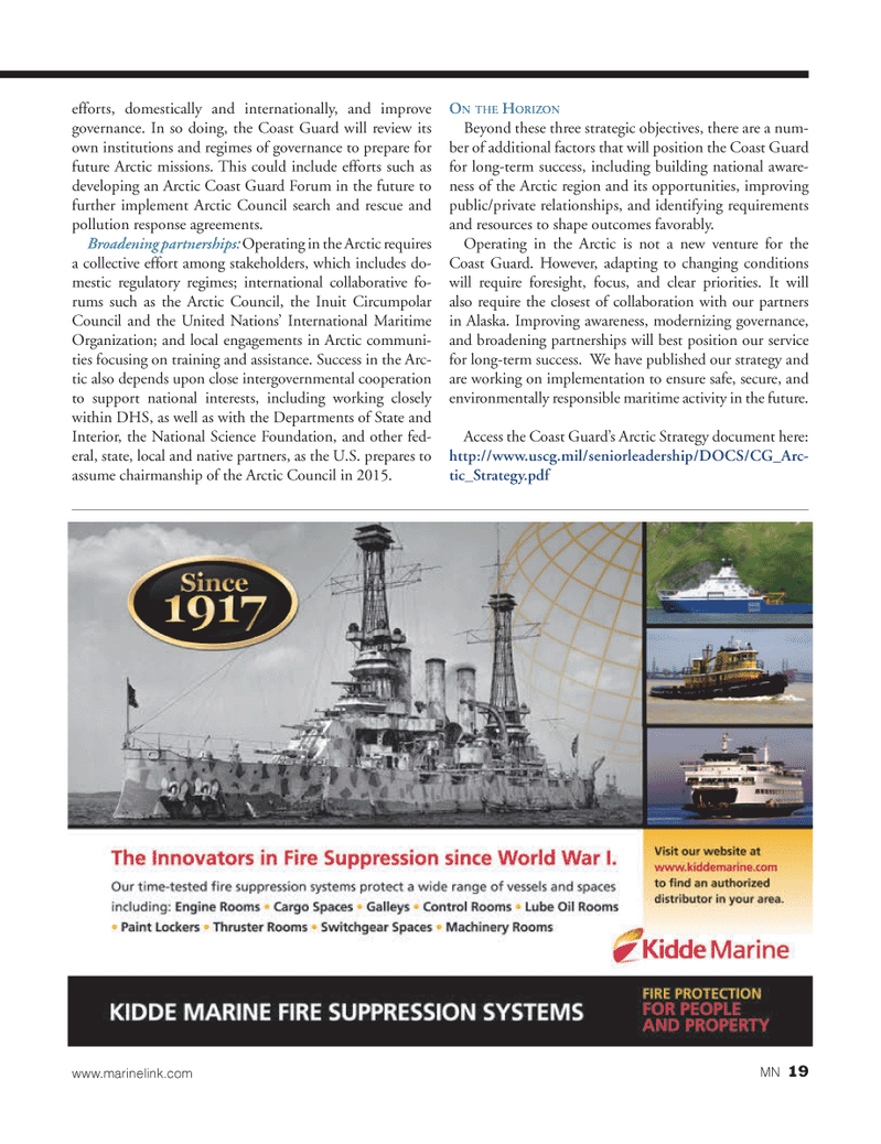 Marine News Magazine, page 19,  Jan 2014
