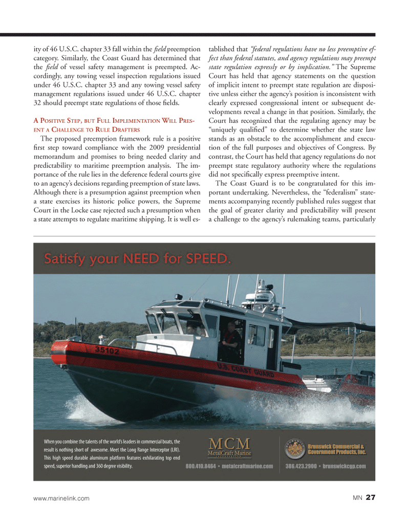 Marine News Magazine, page 27,  Feb 2014