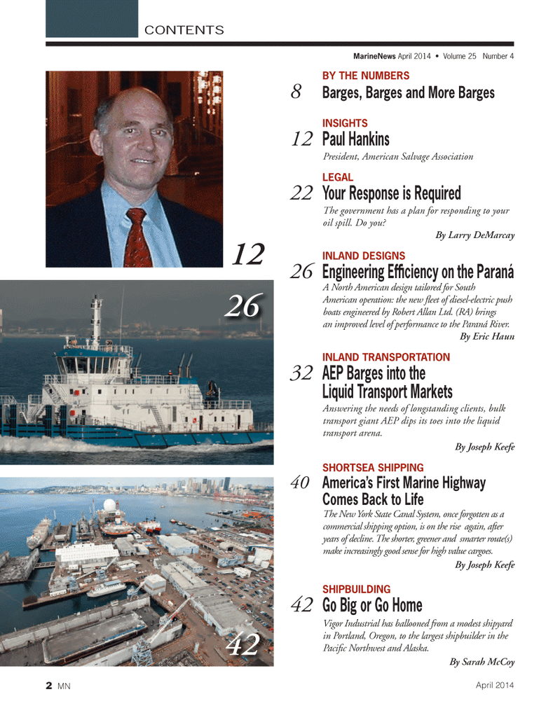 Marine News Magazine, page 2,  Apr 2014