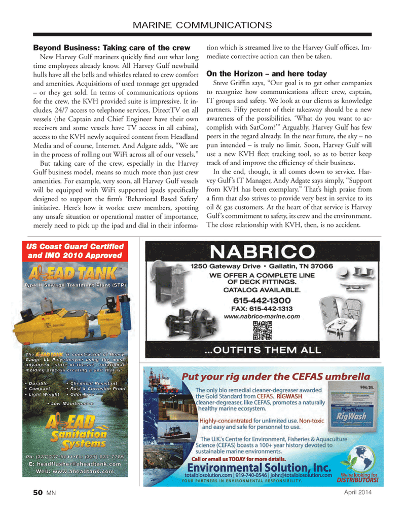 Marine News Magazine, page 50,  Apr 2014