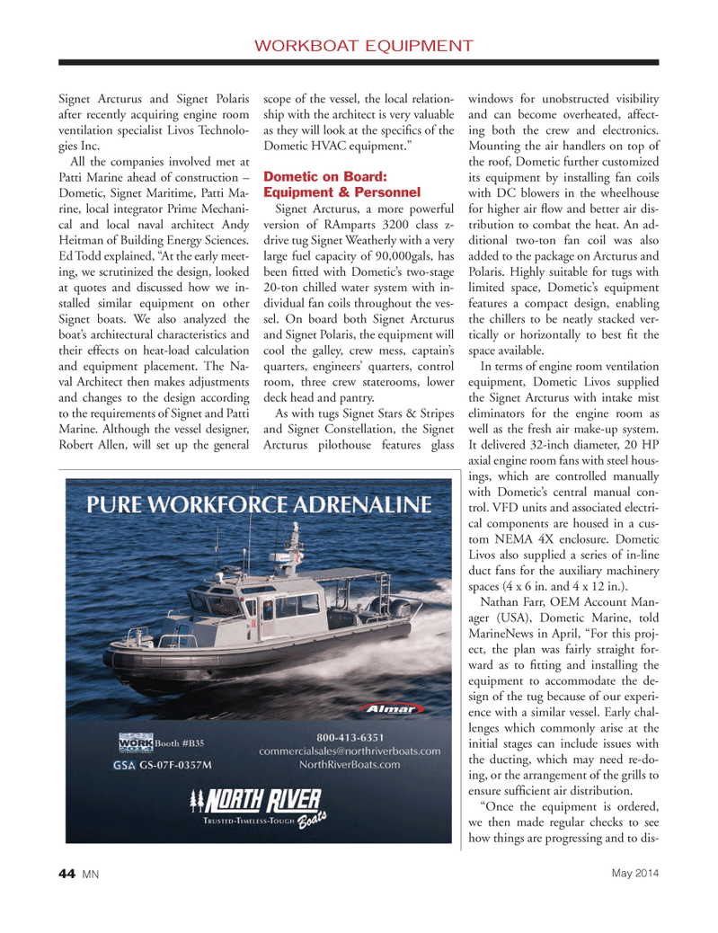 Marine News Magazine, page 44,  May 2014