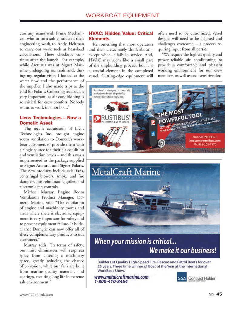 Marine News Magazine, page 45,  May 2014
