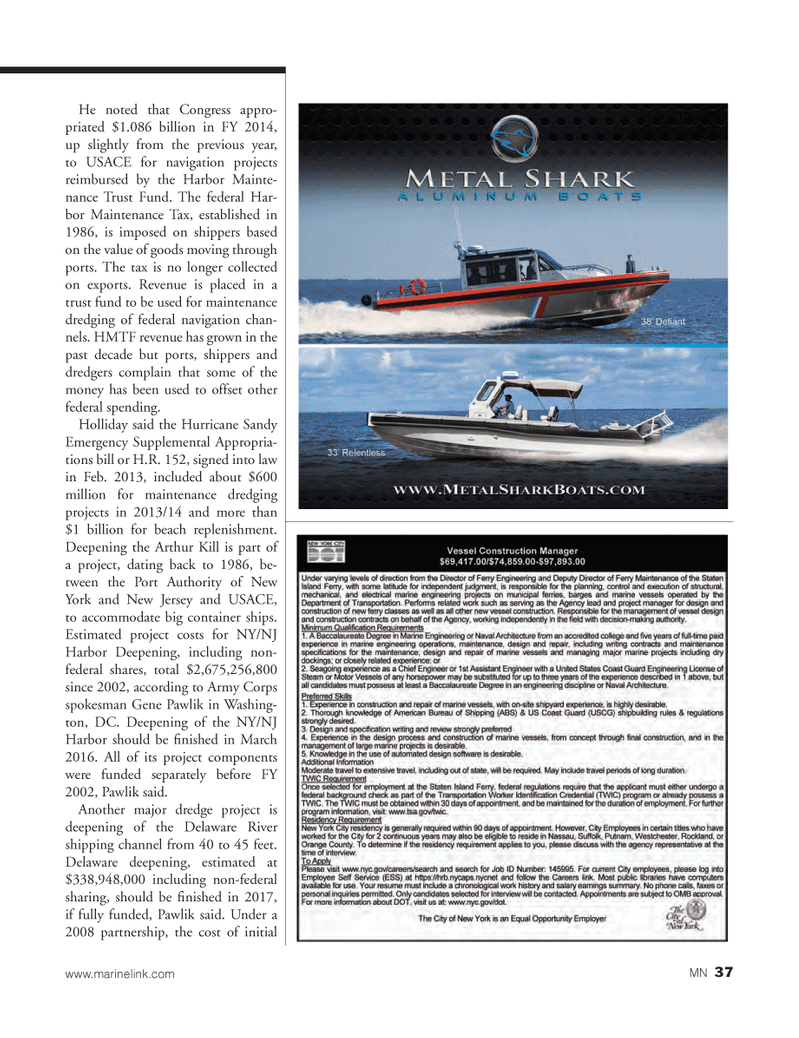Marine News Magazine, page 37,  Jun 2014