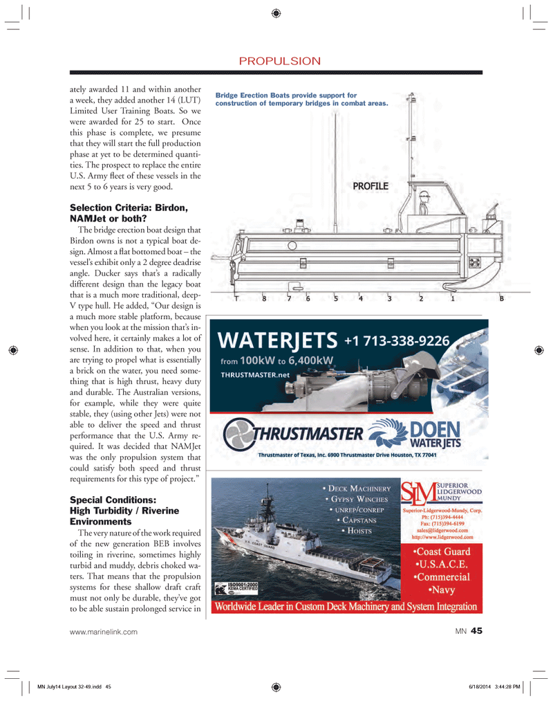 Marine News Magazine, page 45,  Jul 2014