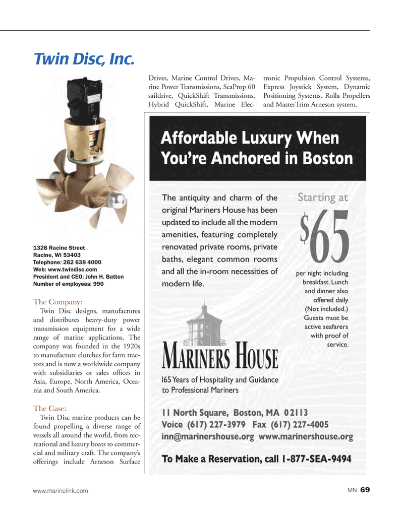 Marine News Magazine, page 69,  Aug 2014