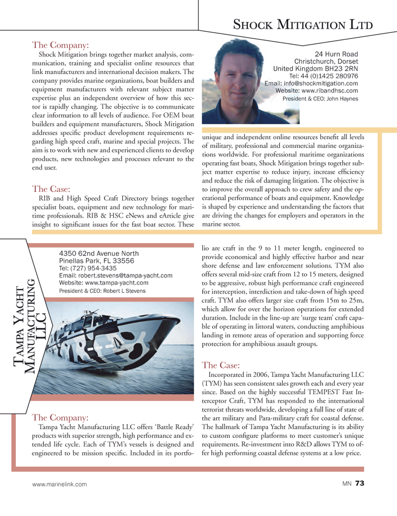 Marine News Magazine, page 73,  Aug 2014