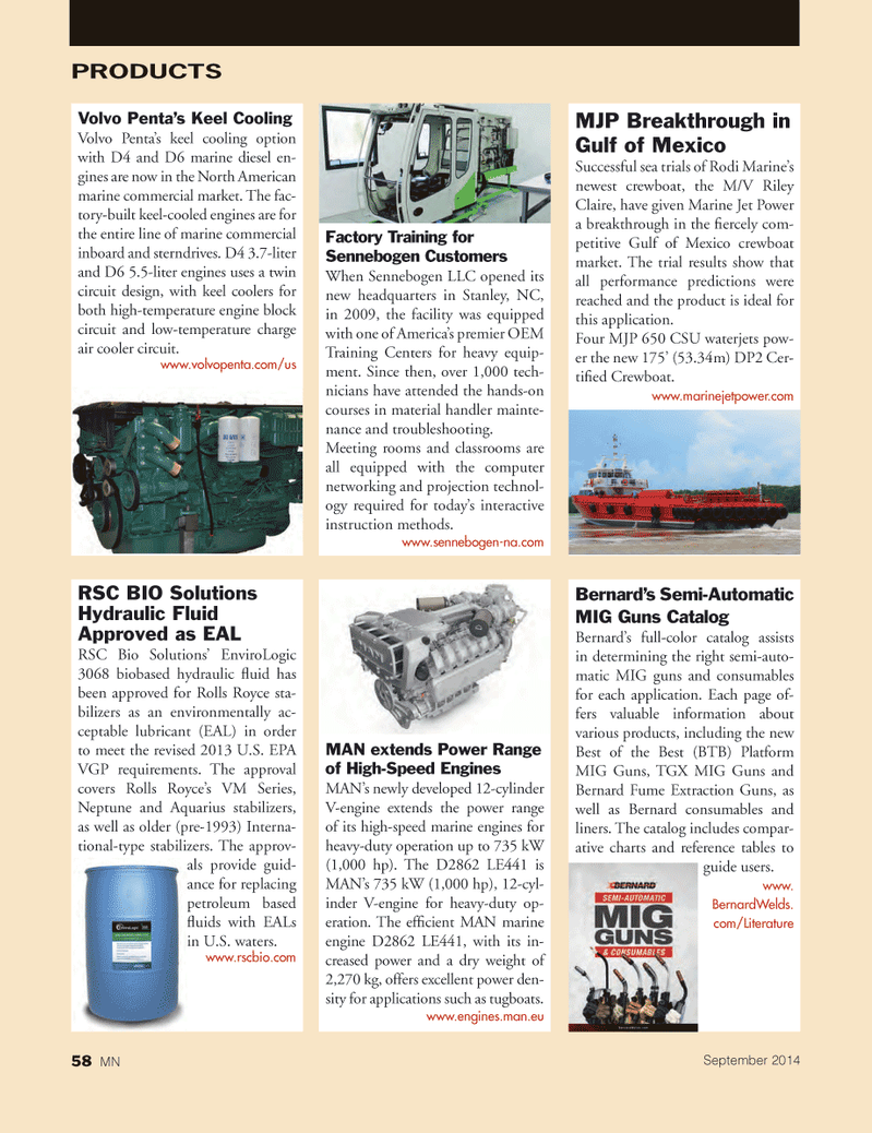 Marine News Magazine, page 58,  Sep 2014
