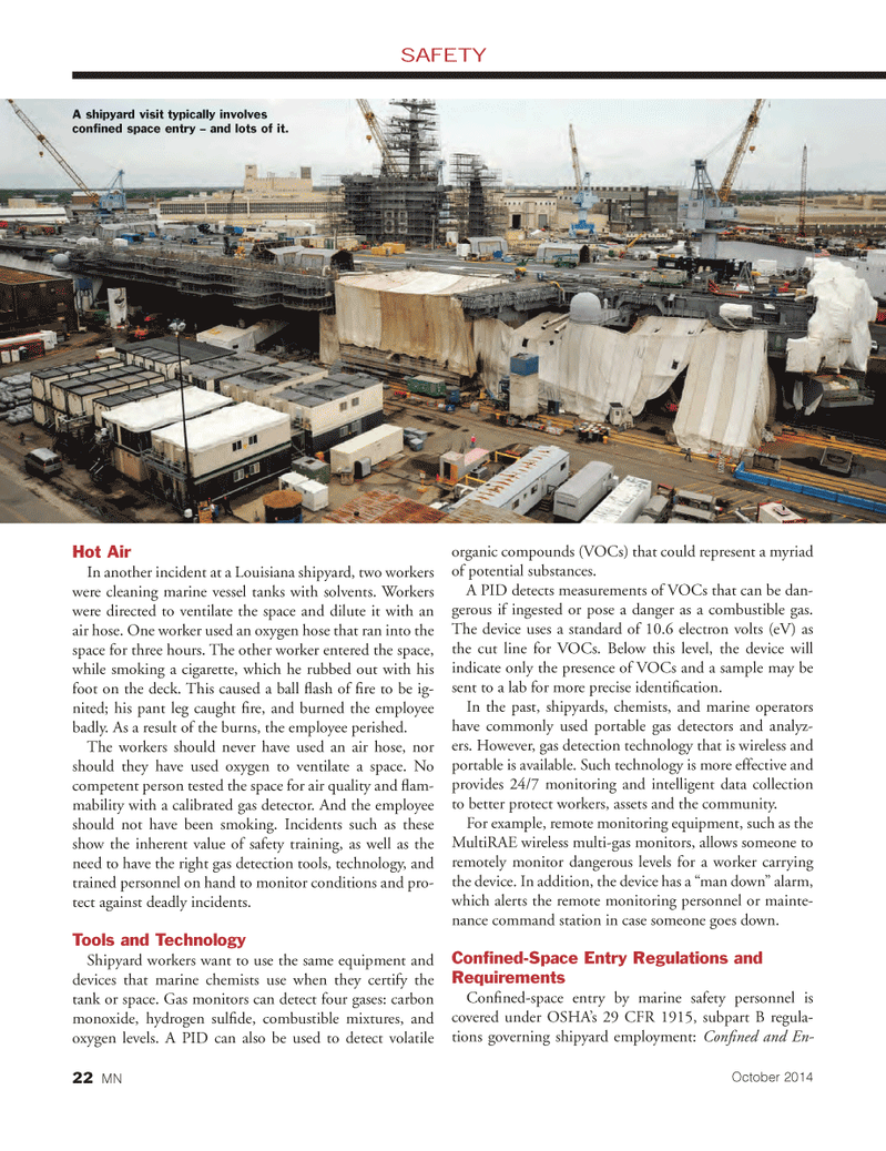Marine News Magazine, page 22,  Oct 2014