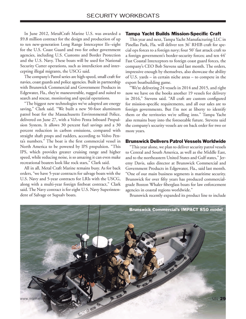 Marine News Magazine, page 29,  Oct 2014