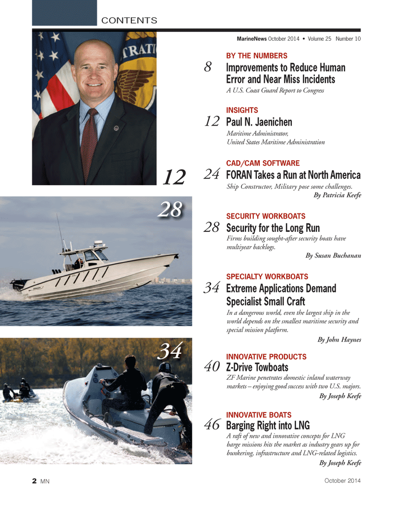 Marine News Magazine, page 2,  Oct 2014