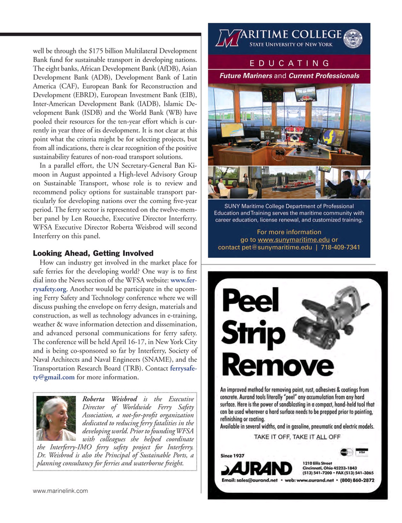 Marine News Magazine, page 31,  Jan 2015