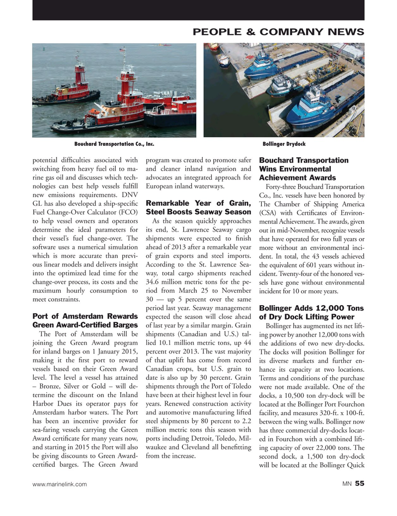 Marine News Magazine, page 55,  Jan 2015