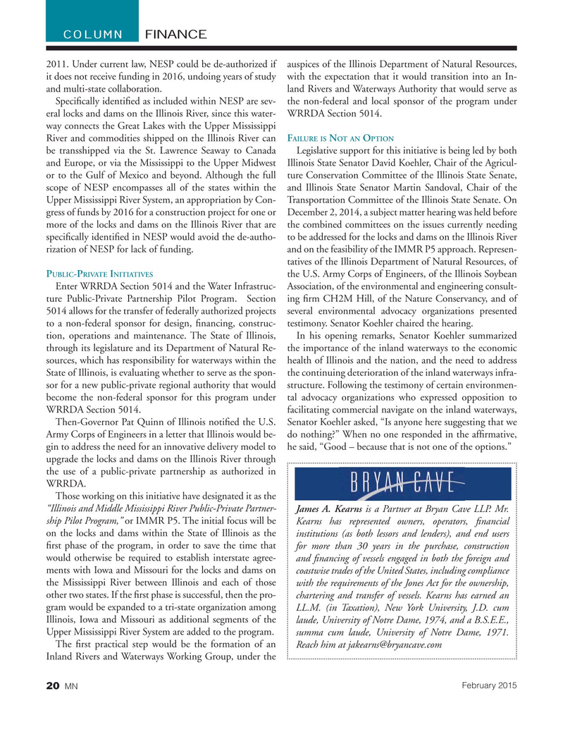 Marine News Magazine, page 20,  Feb 2015