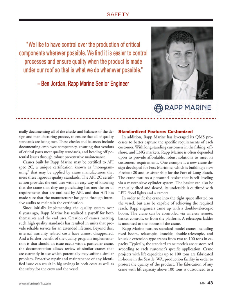 Marine News Magazine, page 43,  Feb 2015