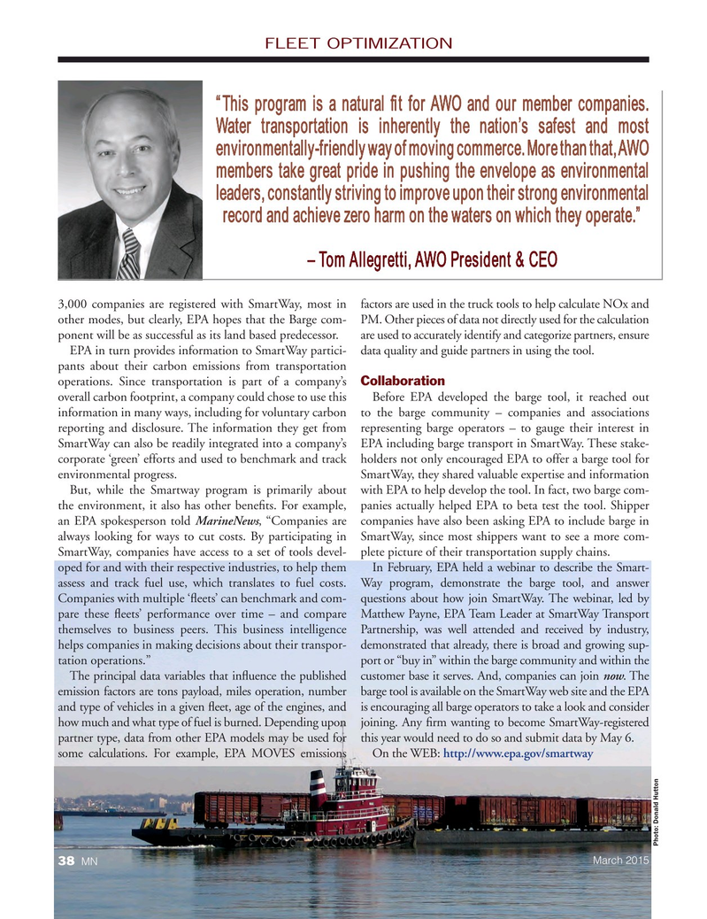 Marine News Magazine, page 38,  Mar 2015