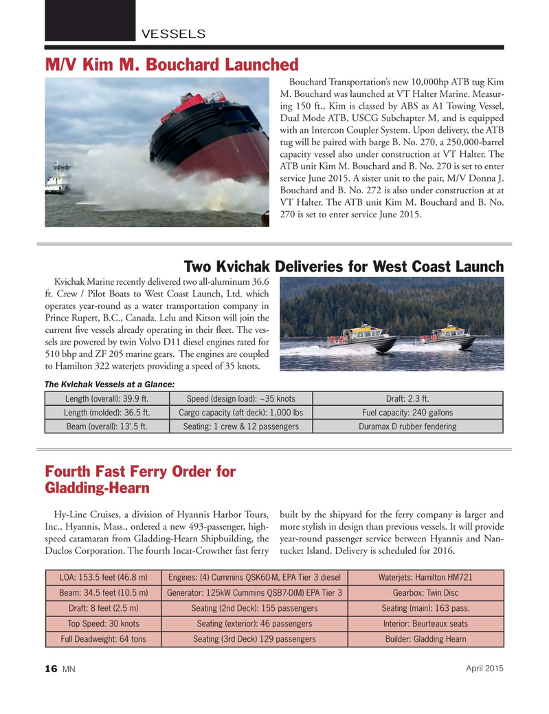 Marine News Magazine, page 16,  Apr 2015