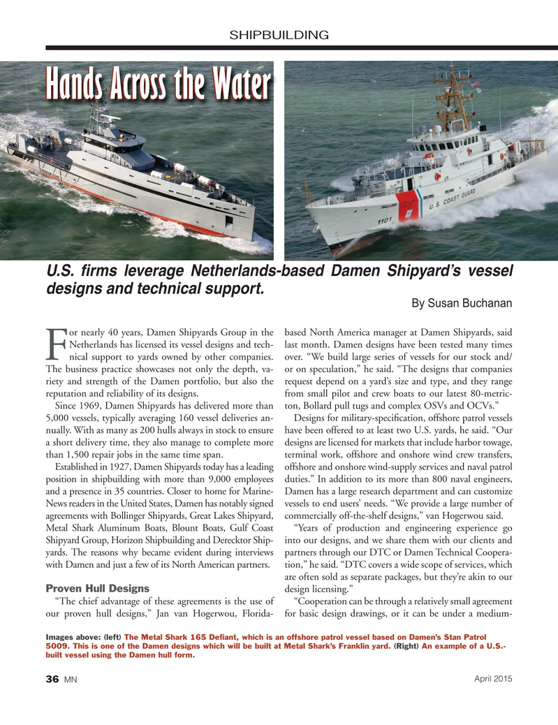 Marine News Magazine, page 36,  Apr 2015