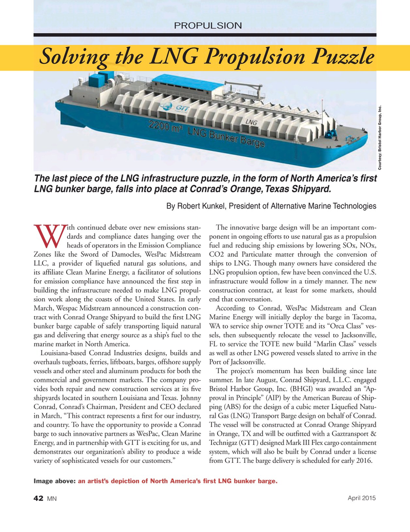 Marine News Magazine, page 42,  Apr 2015
