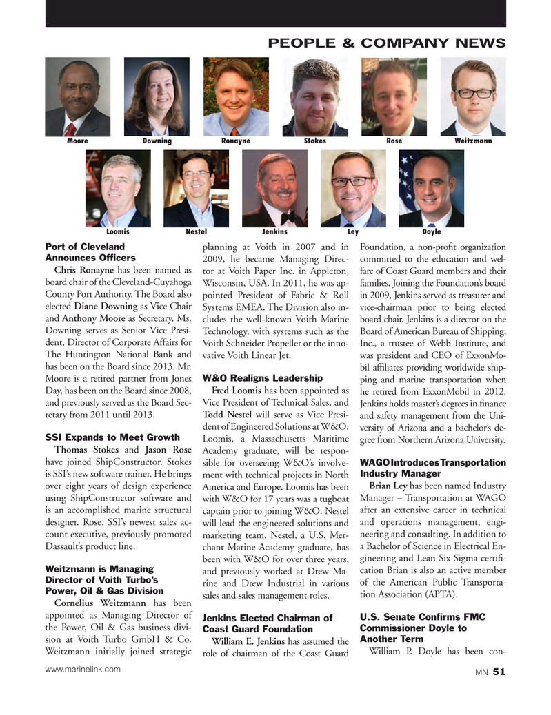 Marine News Magazine, page 51,  May 2015