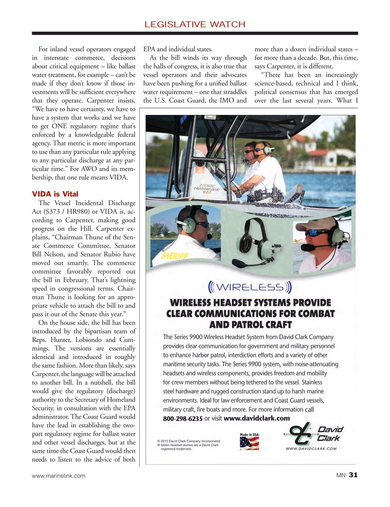 Marine News Magazine, page 31,  Jun 2015