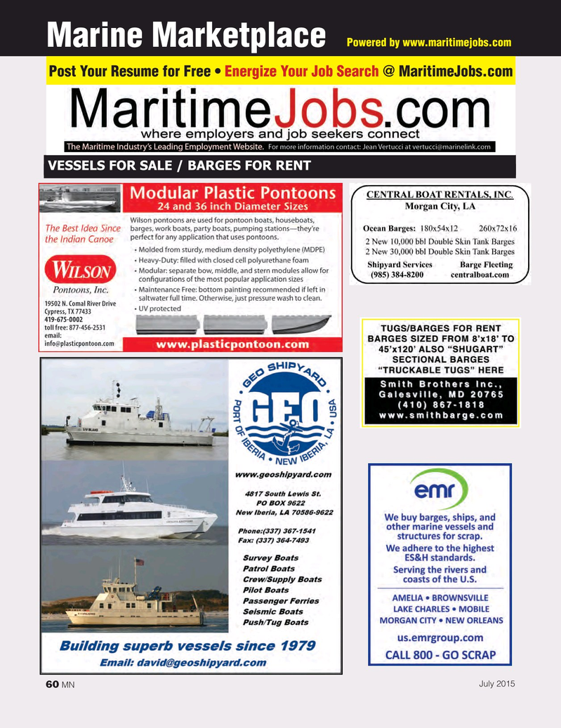 Marine News Magazine, page 60,  Jul 2015