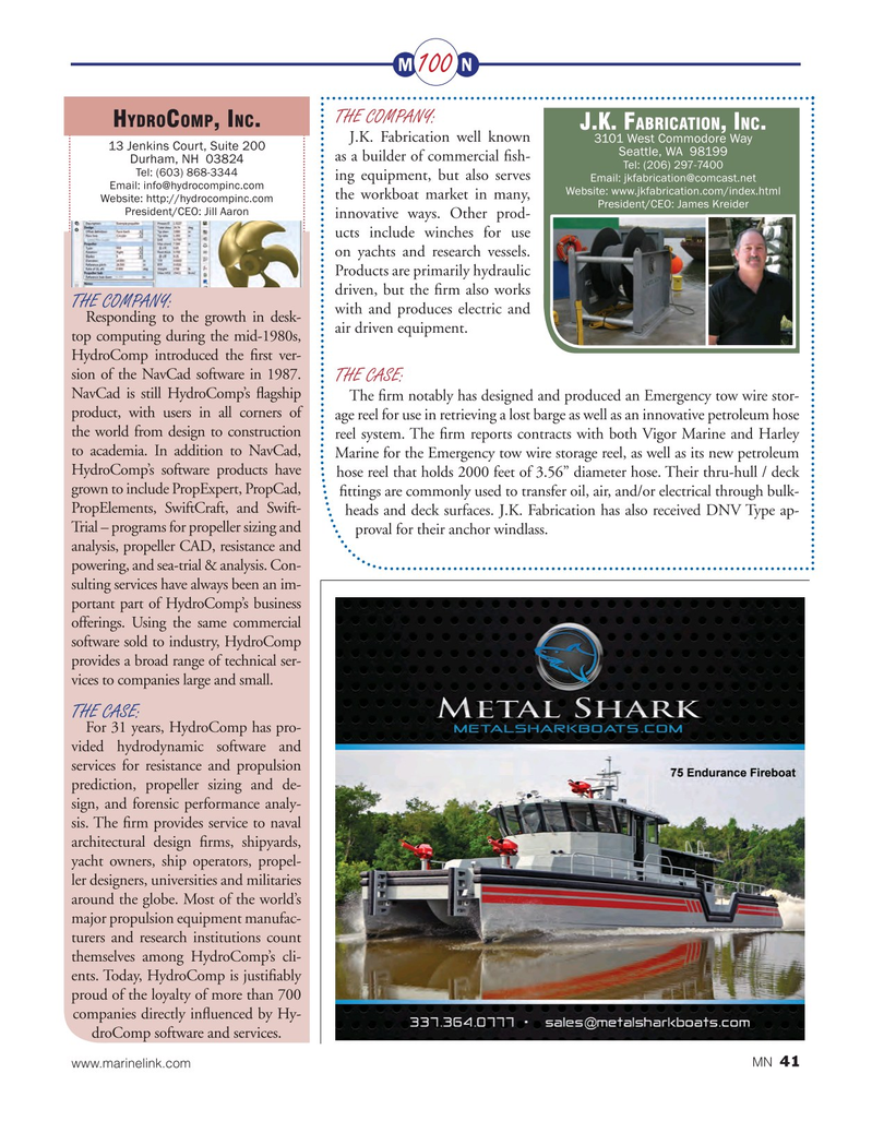 Marine News Magazine, page 41,  Aug 2015