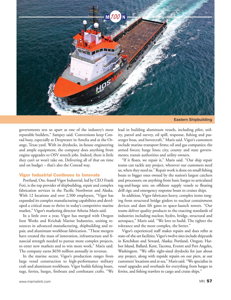 Marine News Magazine, page 57,  Aug 2015
