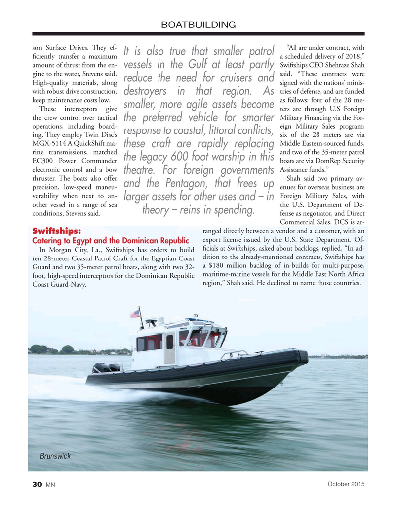 Marine News Magazine, page 30,  Oct 2015