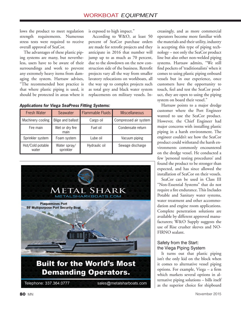 Marine News Magazine, page 80,  Nov 2015