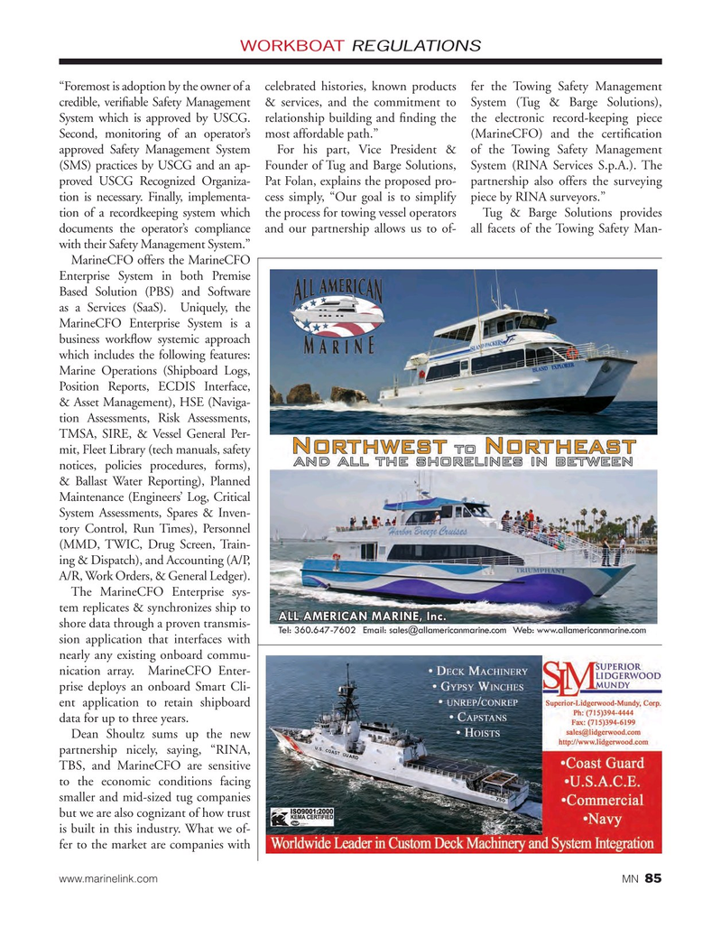 Marine News Magazine, page 85,  Nov 2015