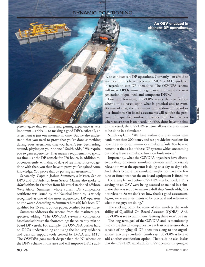 Marine News Magazine, page 90,  Nov 2015