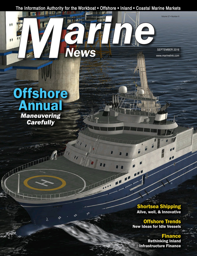 Marine News Magazine Cover Sep 2016 - Offshore Annual