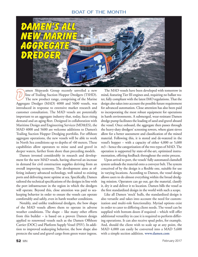 Marine News Magazine, page 52,  Feb 2017