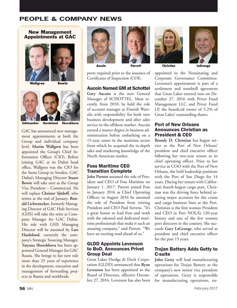 Marine News Magazine, page 56,  Feb 2017