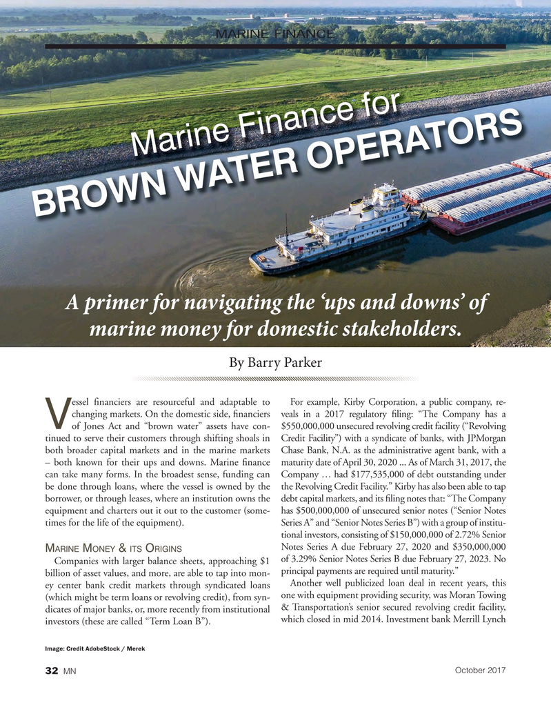 Marine News Magazine, page 32,  Oct 2017