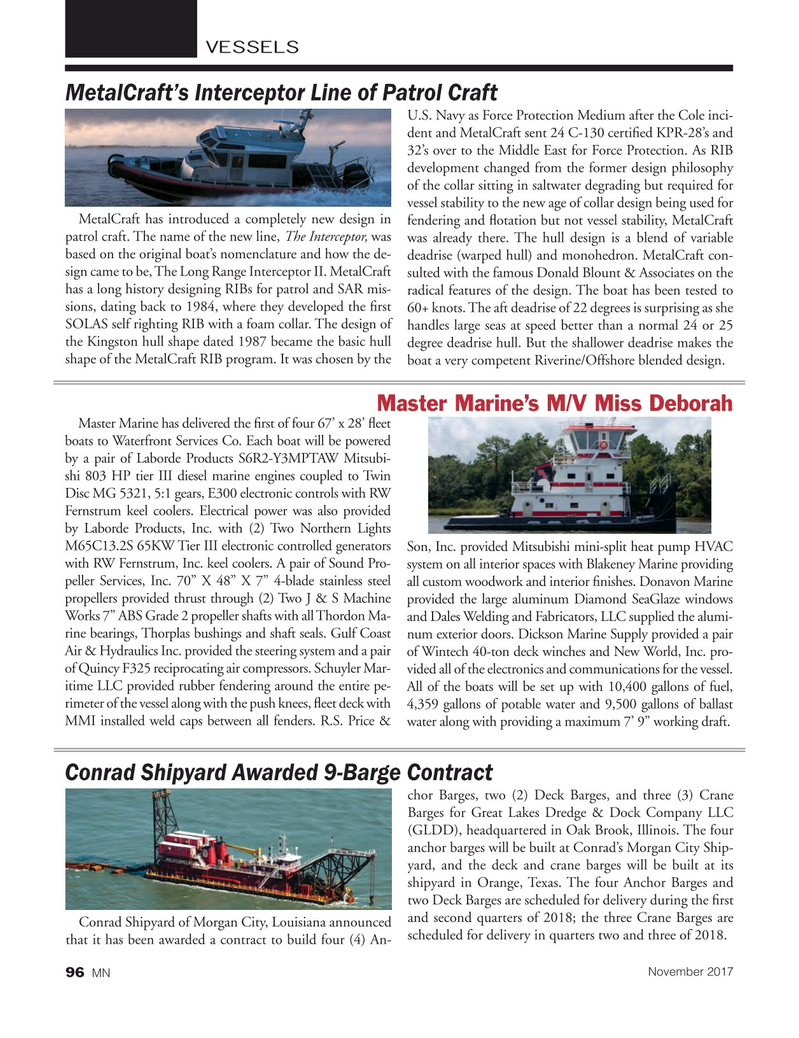 Marine News Magazine, page 96,  Nov 2017