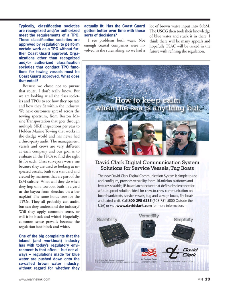 Marine News Magazine, page 19,  Mar 2018