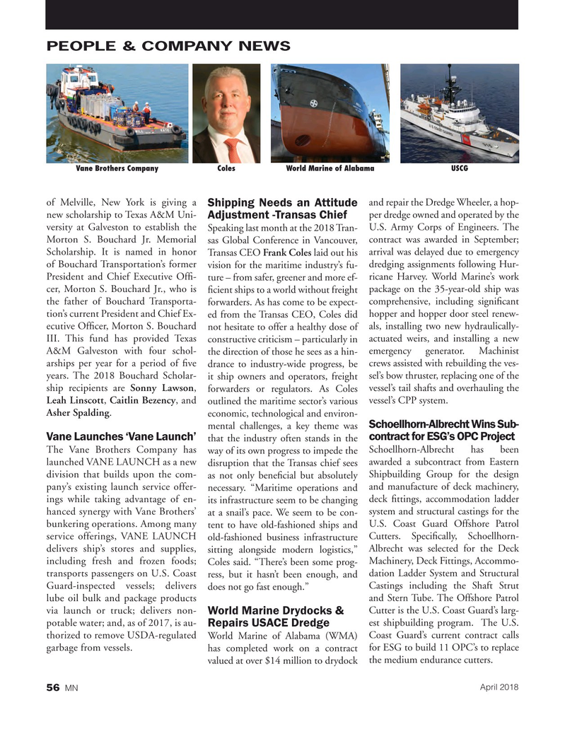 Marine News Magazine, page 56,  Apr 2018