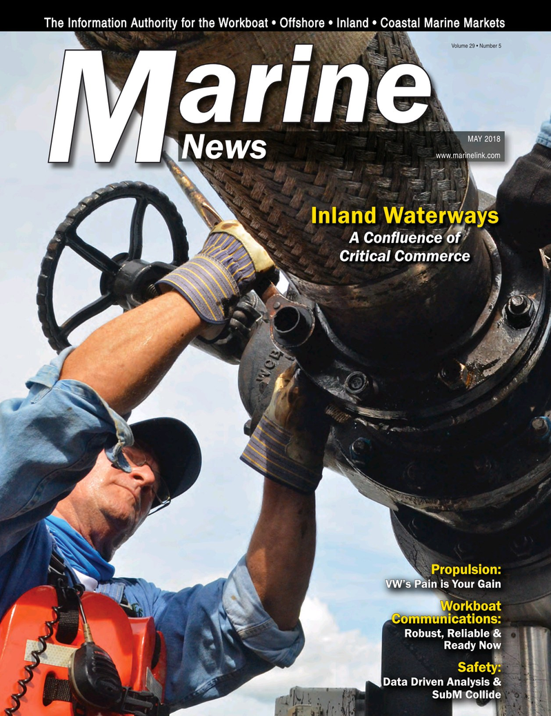 Marine News Magazine Cover May 2018 - Inland Waterways