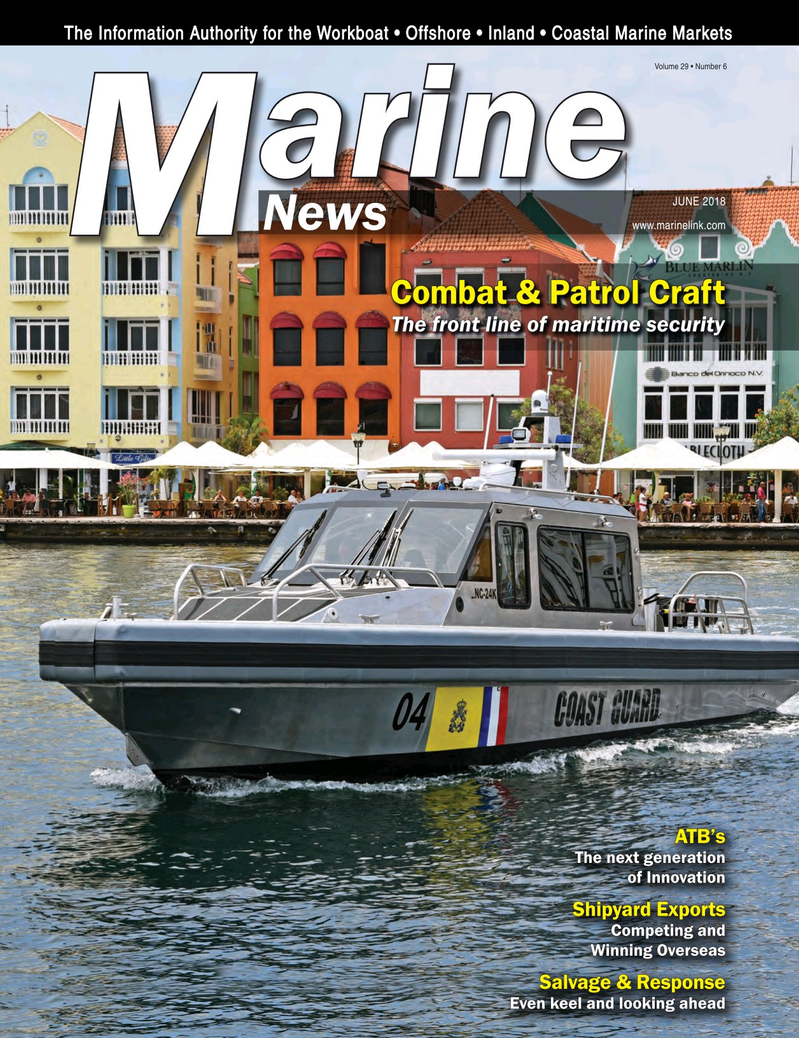Marine News Magazine Cover Jun 2018 - Combat & Patrol Craft Annual