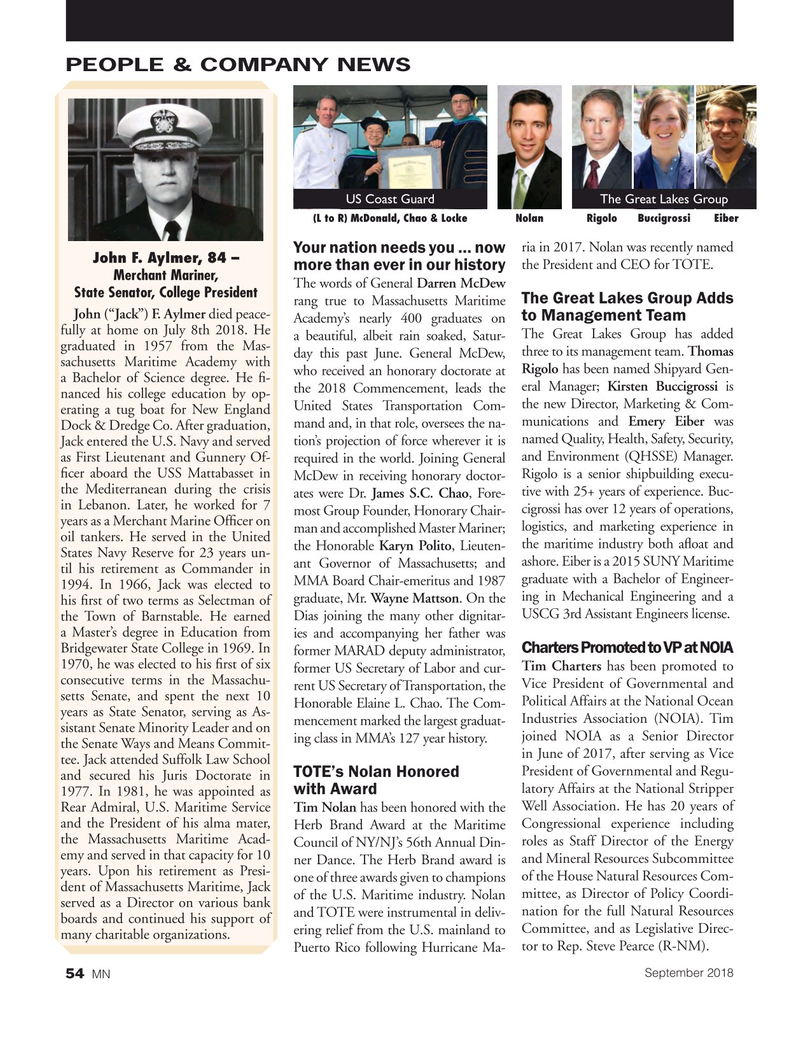 Marine News Magazine, page 54,  Sep 2018