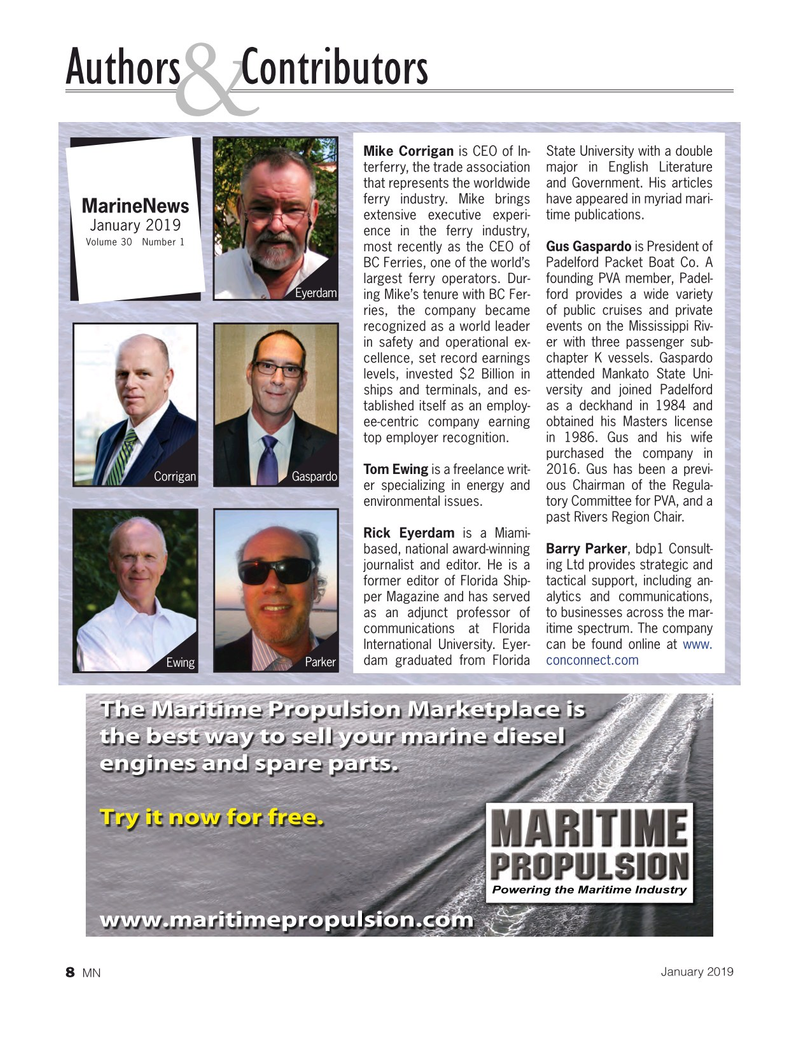 Marine News Magazine, page 8,  Jan 2019