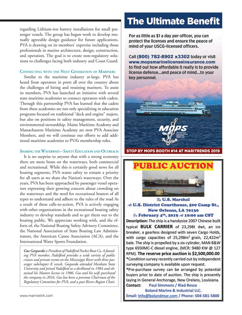 Marine News Magazine, page 23,  Jan 2019