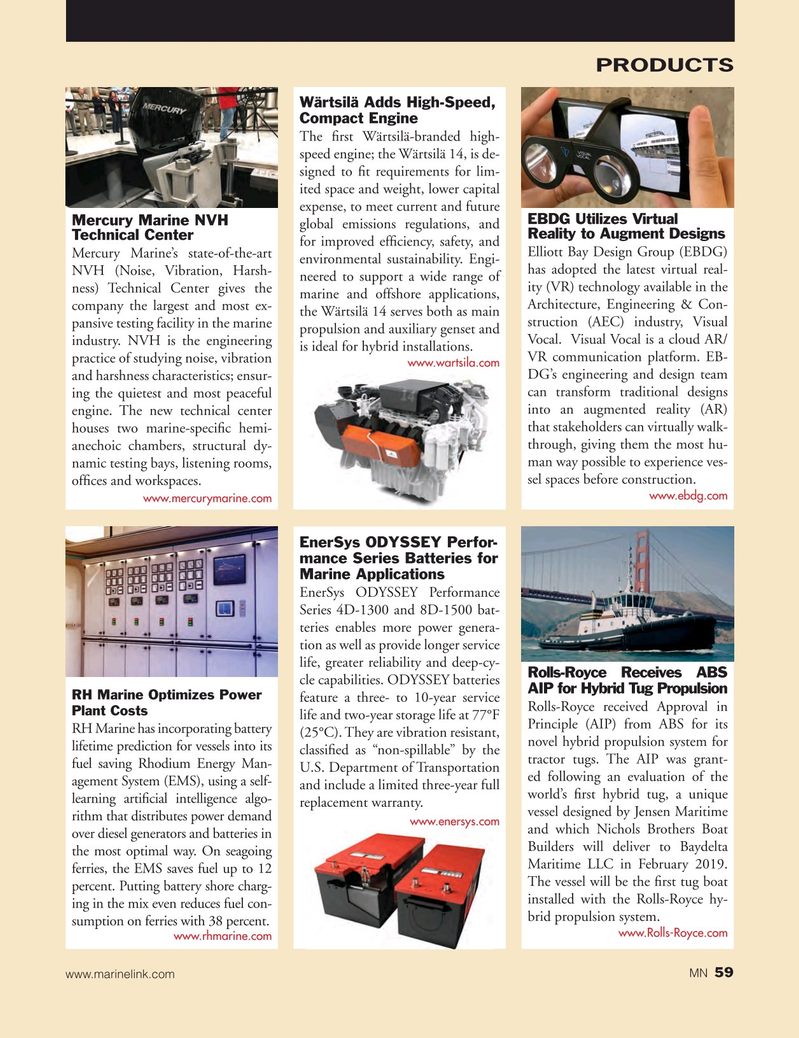 Marine News Magazine, page 59,  Jan 2019