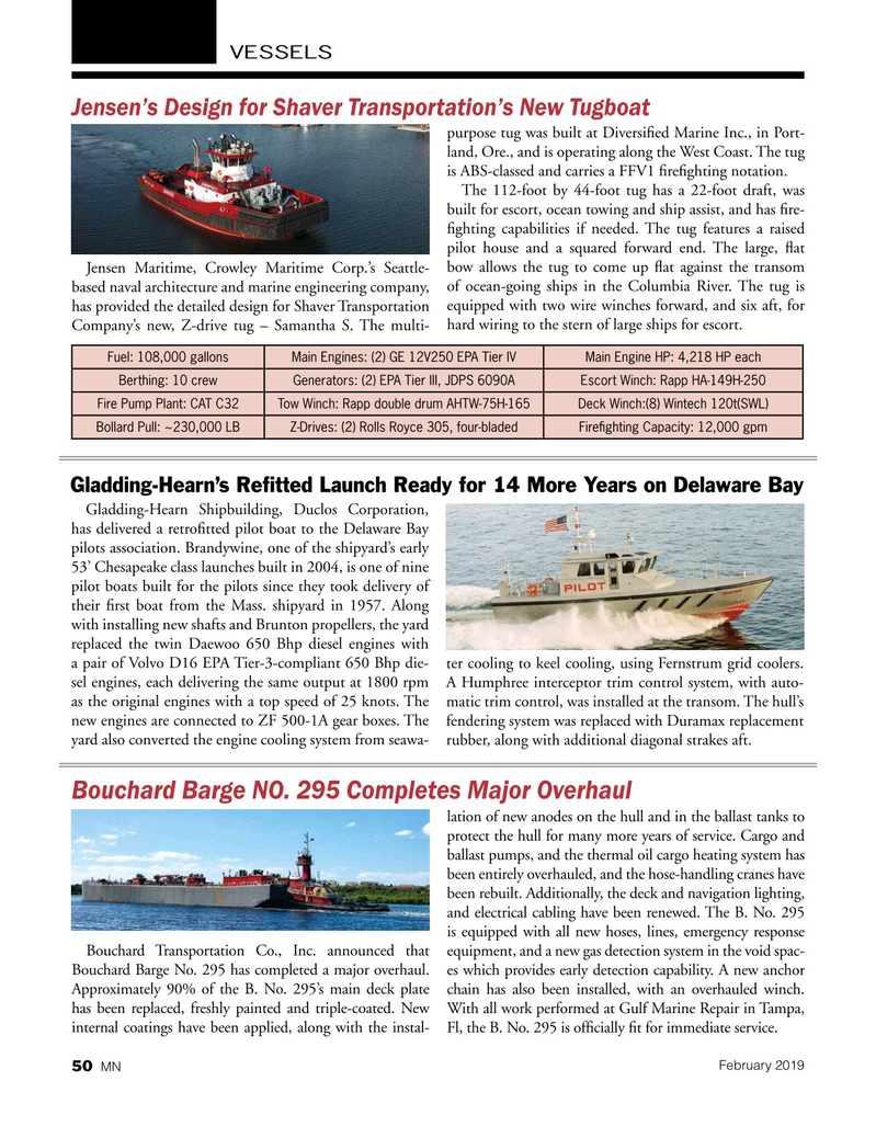 Marine News Magazine, page 50,  Feb 2019